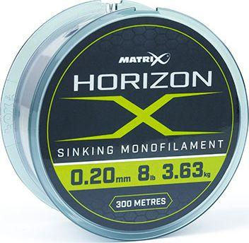 Matrix Horizon X Sinking monofilament 0.20 - 0.22 i 0.24 mm. Vrhunski najlon Engleskog proizodjača Feeder i takmičarske opreme. Brzotonući najlon za extremne uslove feeder ribolova. U pakovanjima od po 300 m. Cijena: 17.50 BAM