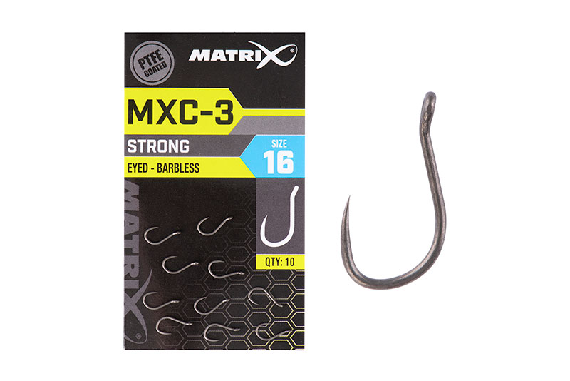 Matrix MXC-3 Hooks - Matrix MXC-3 kukice sa bespovratnom kukom. Namijenjene takmičarskom vidu ribolova, posebno na komercijalama. U velicinama od 12, 14, 16, i 18. Cijena: 5.5 BAM