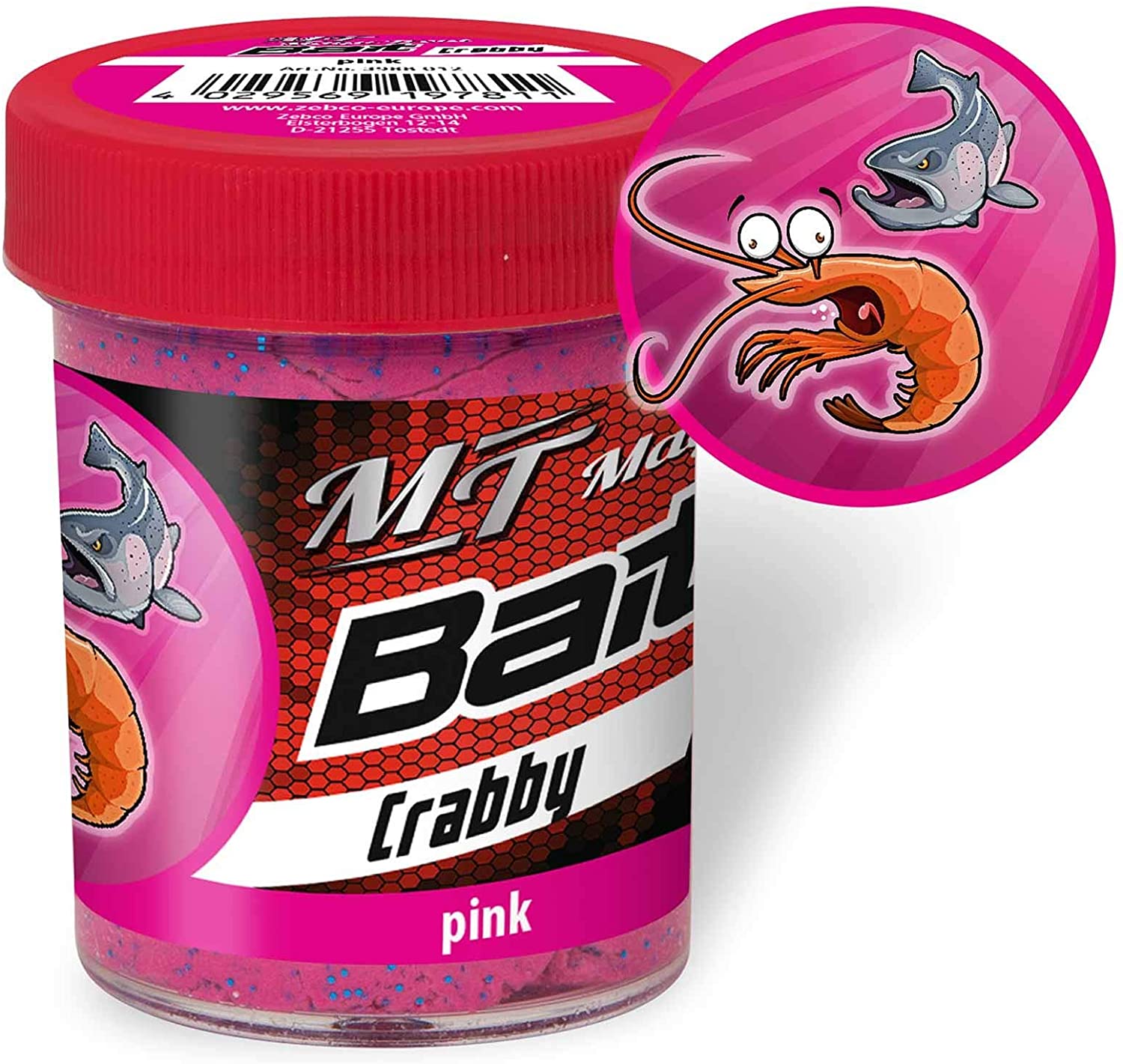 Magic Trout Crabby Paste Pink Colour (Rak) - Savršena savitljivost i ljepljivost, izuzetno atraktivna aroma i prave boje. Ovo je bio princip koji stoji iza razvoja nove paste za pastrmke Magic Trout-a. I šta možemo reći? Ne može biti ništa bolje od Magic Trout Paste. Cijena: 14 BAM