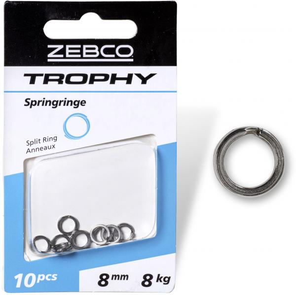 Zebco Trophy Split Rings 6 mm - Pouzdan niklovani razdjelni prsten u standardnim veličinama (nosivost i promjer). Cijena: 7 BAM