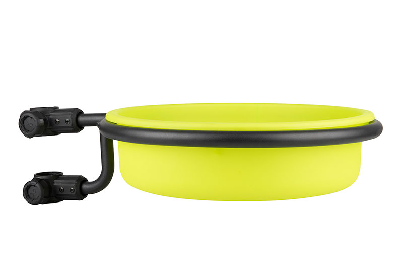 Matrix 3D-R X Strong Bucket Hoop with Bowl - Dupli držač sa ramom i posudom za vaše stolice, u kojoj čuvate vašu primamu. Odgovara nogicama od 25, 30 i 36 mm. Cijena: 88 BAM