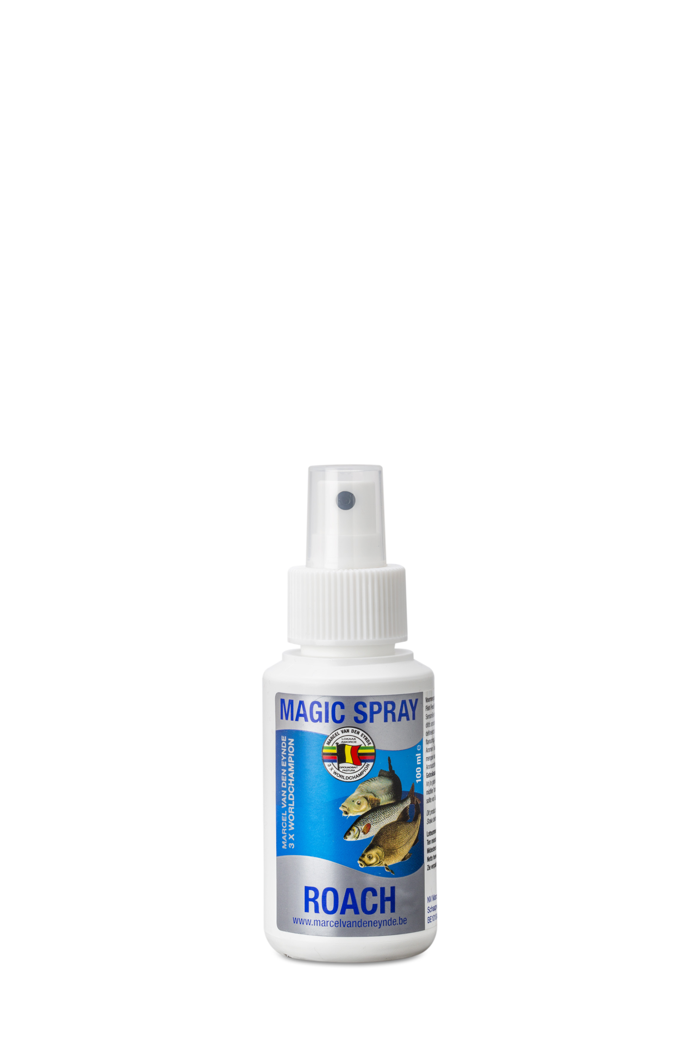 VDE Magic Spray Roach 100 ml. (Dostupni i Tigernut, Shell Fish, Strawberry etc) - Aditivi za miris i ukus mogu se koristiti na različite načine u ribolovnom sportu. Svrha je da se mamac učini privlačnijim za ribu. Takođe se može koristiti za povećanje atraktivnosti na udicu. Sistem za prskanje je adekvatan za ovu svrhu. Upotreba je vrlo jednostavna, možete prskati mamac na udici odmah nakon što stavite mamac na nju. Cijena: 10 BAM