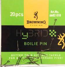 Browning Bollie Pin - Vrhunski Lagani trn za waftere i pop-up sisteme. Sa povratnim kukama, radi težeg spadanja mamca sa trna. 20 kom u pakovanju. Cijena: 6 BAM
